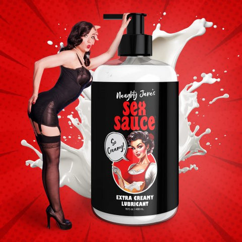 Naughty Jane's Sex Sauce Extra Creamy-16oz - Femme Sensation