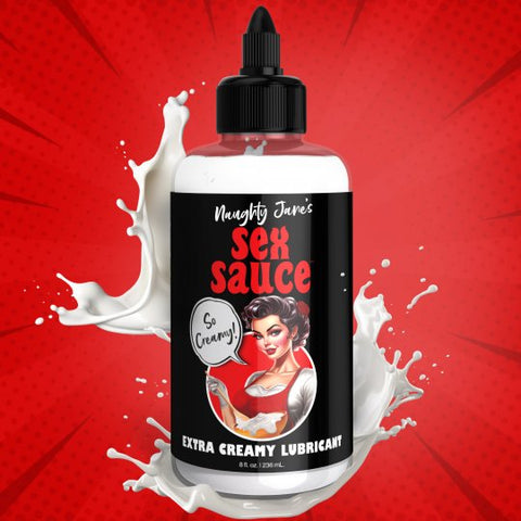 Naughty Jane's Sex Sauce Extra Creamy Lubricant - 8oz - Femme Sensation