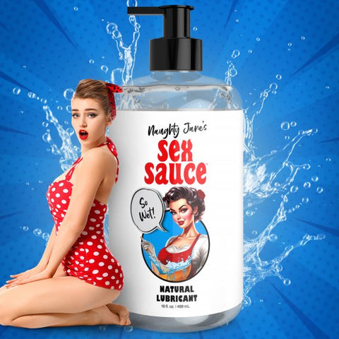 Naughty Jane's Sex Sauce Natural Lubricant - 16oz - Femme Sensation